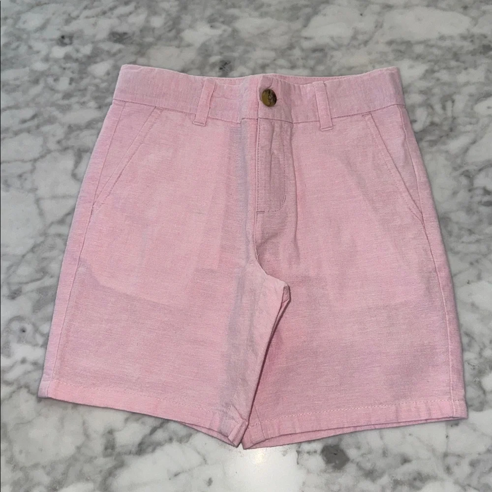 Janie & Jack Pink Linen Shorts 5Y - Picture 1 of 3